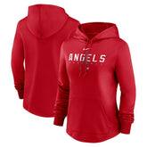 Los Angeles Angels Nike Women's Authentic Collection Pregame Performance Pullover Hoodie - MLB