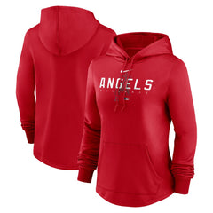 Los Angeles Angels Nike Women's Authentic Collection Pregame Performance Pullover Hoodie - MLB