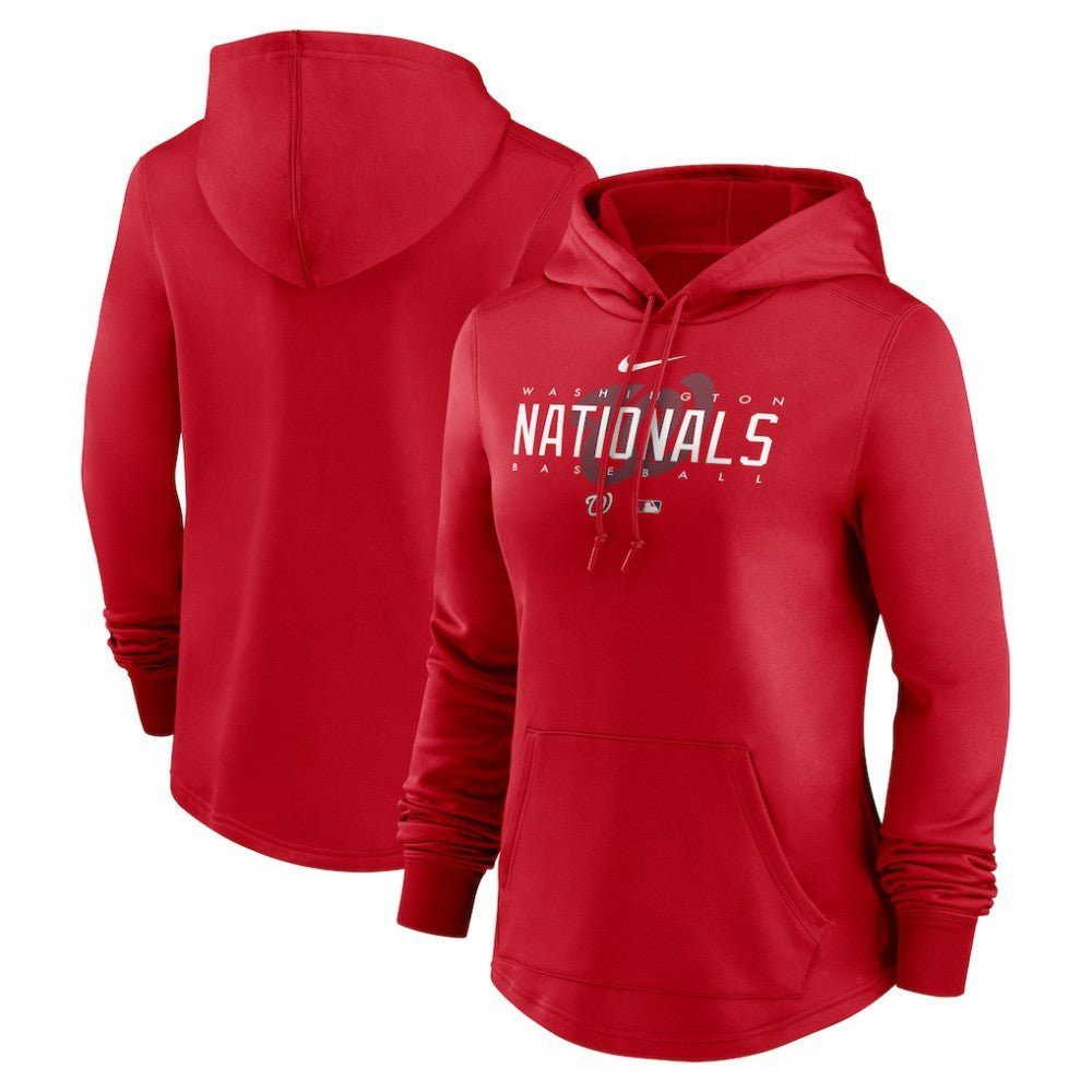 Washington Nationals Nike Women's Authentic Collection Pregame Performance Pullover Hoodie - MLB