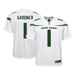 Ahmad Sauce Gardner New York Jets Youth Game Jersey White | Nike for Sale