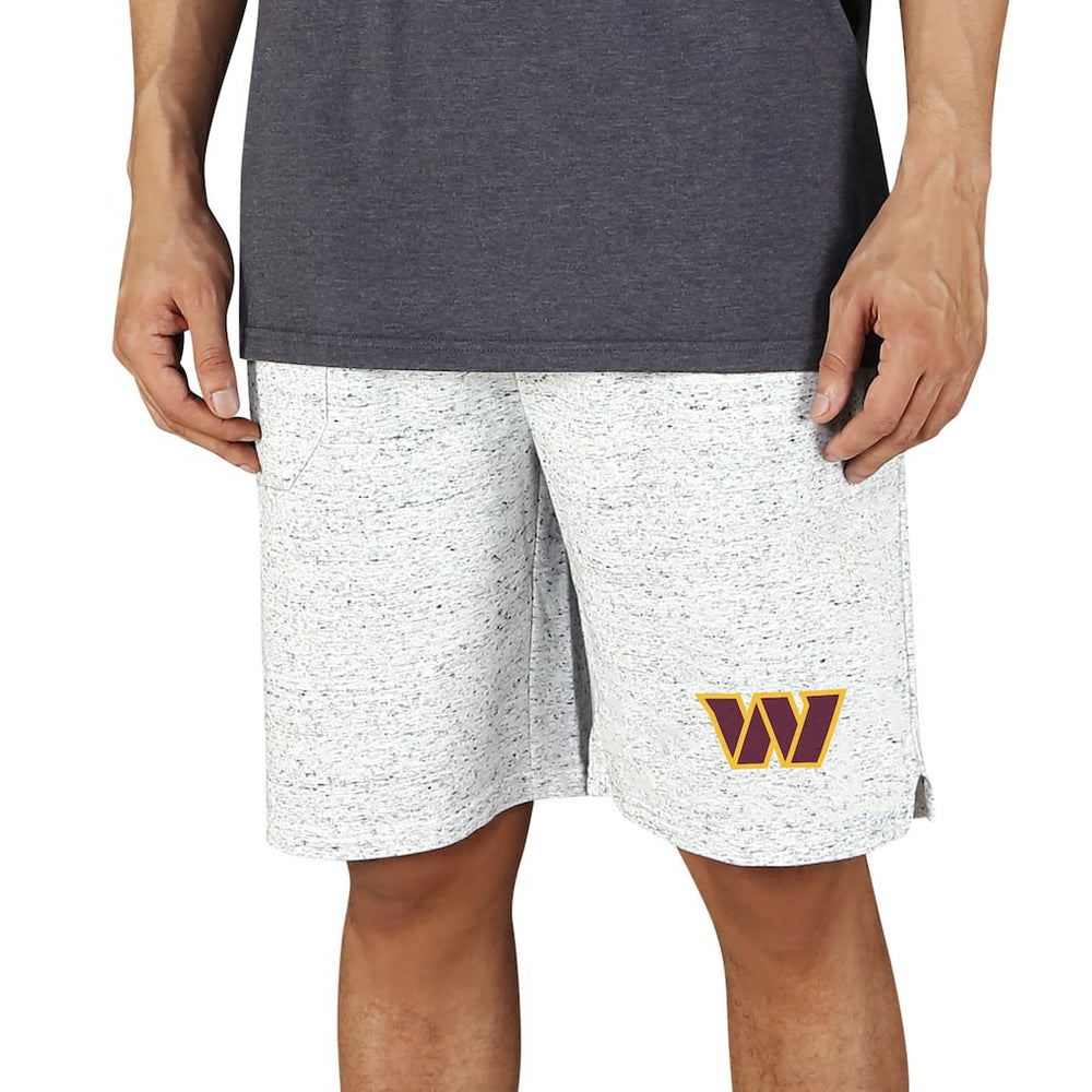 Washington Commanders Concepts Sport Logo Throttle Knit Jam Shorts White/Charcoal | NFL