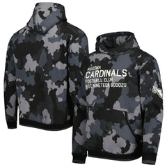 Arizona Cardinals The Wild Collective Camo Pullover Hoodie Black | NFL