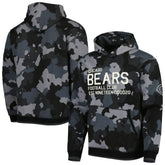 Chicago Bears The Wild Collective Camo Pullover Hoodie Black | NFL