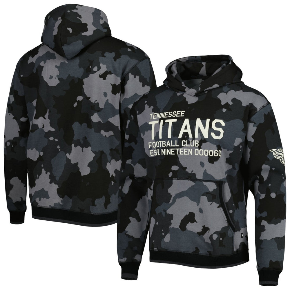 Tennessee Titans The Wild Collective Camo Pullover Hoodie Black | NFL