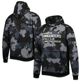 Washington Commanders The Wild Collective Camo Pullover Hoodie Black | NFL