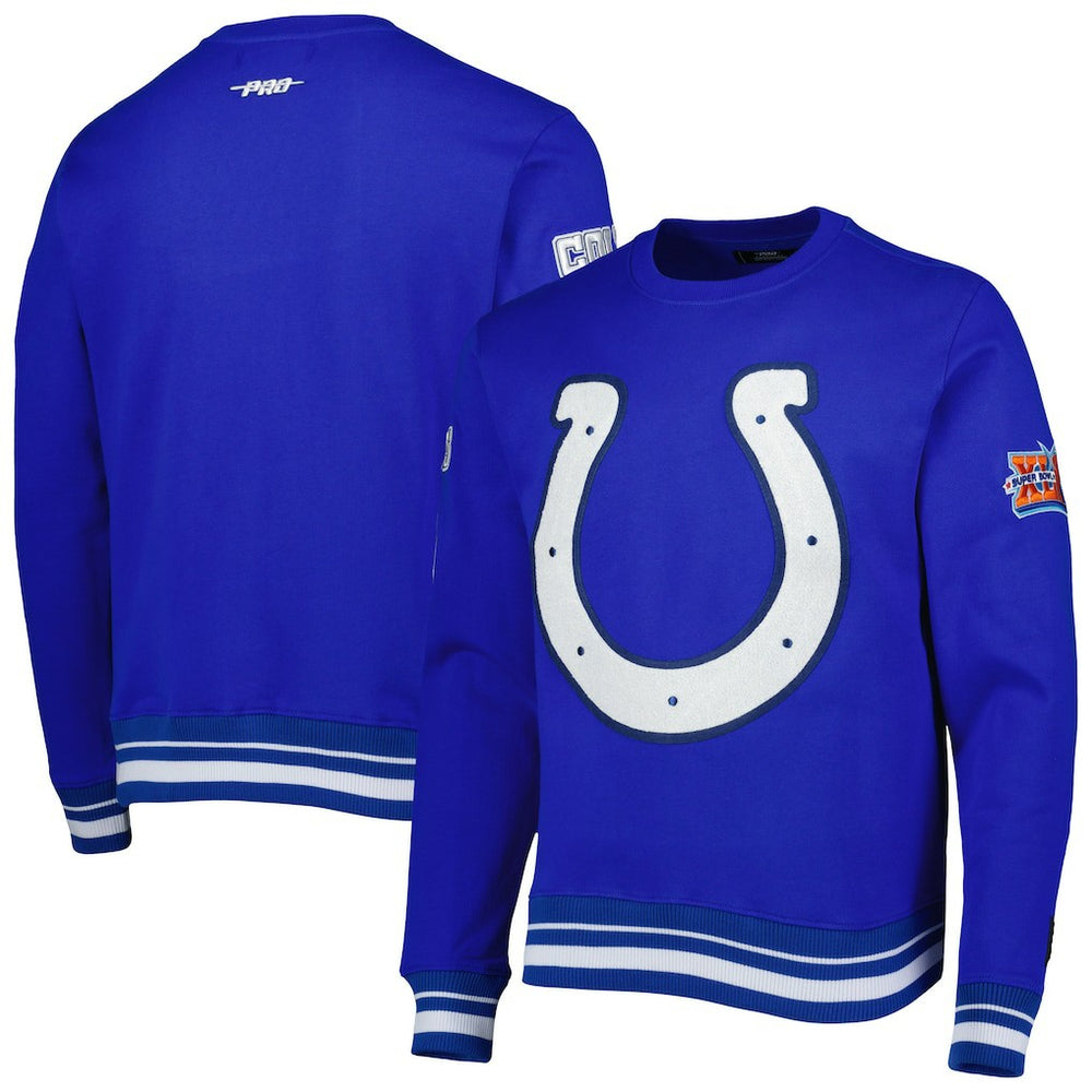 Indianapolis Colts Pro Standard Mash Up Pullover Sweatshirt Royal | NFL