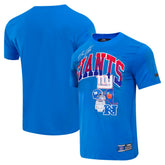New York Giants Pro Standard Super Bowl XLVI Patch Hometown Collection T-Shirt Royal | NFL