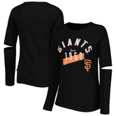 San Francisco Giants Touch Women's Formation Long Sleeve T-Shirt - MLB