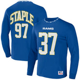 Los Angeles Rams NFL x Staple Core Team Long Sleeve T-Shirt Royal | NFL
