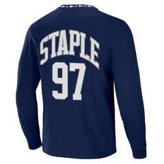 New England Patriots NFL x Staple Core Team Long Sleeve T-Shirt Navy | NFL
