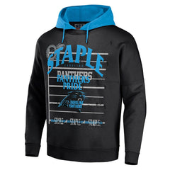 Carolina Panthers NFL x Staple Throwback Vintage Wash Pullover Hoodie Black | NFL