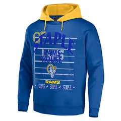 Los Angeles Rams NFL x Staple Throwback Vintage Wash Pullover Hoodie Navy | NFL