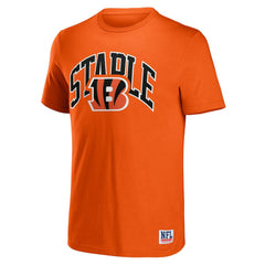 Cincinnati Bengals NFL x Staple Logo Lockup T-Shirt Orange | NFL