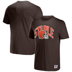 Cleveland Browns NFL x Staple Logo Lockup T-Shirt Brown | NFL