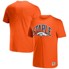 Denver Broncos NFL x Staple Logo Lockup T-Shirt Orange | NFL