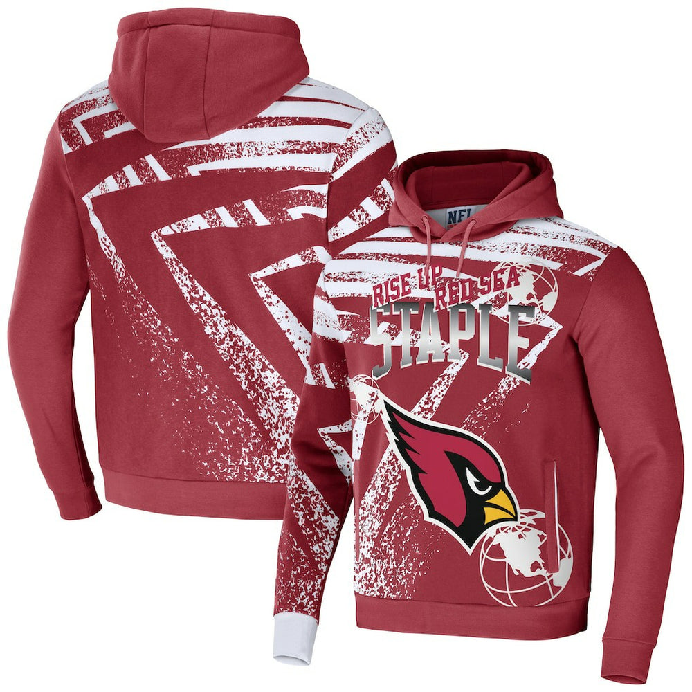 Arizona Cardinals NFL x Staple All Over Print Pullover Hoodie Cardinal | NFL