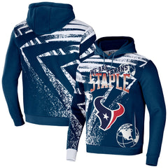 Houston Texans NFL x Staple All Over Print Pullover Hoodie Navy | NFL