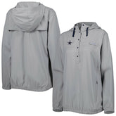 Dallas Cowboys Women's Tamiami Omni-Shade Pullover Hoodie Gray | Columbia