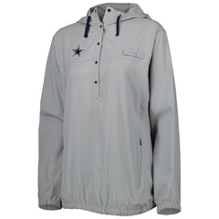 Dallas Cowboys Women's Tamiami Omni-Shade Pullover Hoodie Gray | Columbia