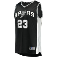 Zach Collins San Antonio Spurs Fast Break Replica Jersey Icon Edition Black - NBA