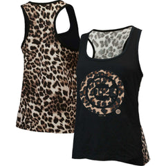 Chicago Cubs Majestic Threads Women's Leopard Tank Top - MLB