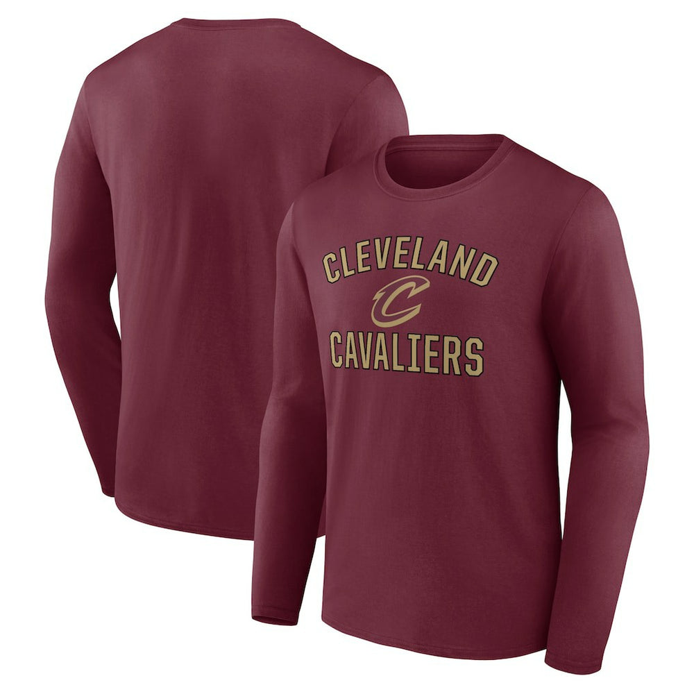 Cleveland Cavaliers Victory Arch Team Long Sleeve T-Shirt Wine - NBA