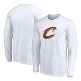 Cleveland Cavaliers Primary Logo Team Long Sleeve T-Shirt White - NBA