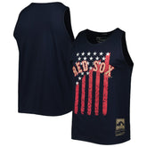Boston Red Sox Mitchell & Ness Cooperstown Collection Stars and Stripes Tank Top - MLB