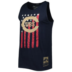 Chicago Cubs Mitchell & Ness Cooperstown Collection Stars and Stripes Tank Top - MLB