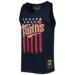 Minnesota Twins Mitchell & Ness Cooperstown Collection Stars and Stripes Tank Top - MLB