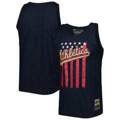 Athletics Mitchell & Ness Cooperstown Collection Stars and Stripes Tank Top - MLB