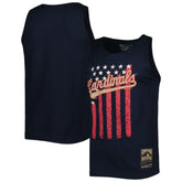St. Louis Cardinals Mitchell & Ness Cooperstown Collection Stars and Stripes Tank Top - MLB