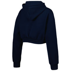 Tennessee Titans The Wild Collective Women's Cropped Pullover Hoodie Navy | NFL