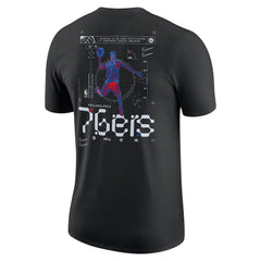 Philadelphia 76ers Courtside Air Traffic Control Max90 T-Shirt Black - NBA