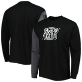Brooklyn Nets Courtside Versus Flight MAX90 Long Sleeve T-Shirt Black - NBA