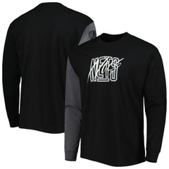 Brooklyn Nets Courtside Versus Flight MAX90 Long Sleeve T-Shirt Black - NBA