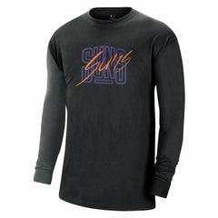 Phoenix Suns Courtside Versus Flight MAX90 Long Sleeve T-Shirt Black - NBA