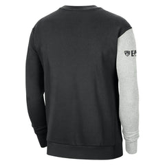 Brooklyn Nets Courtside Versus Force & Flight Pullover Sweatshirt Black/Heather Gray - NBA