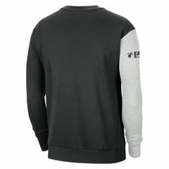Miami Heat Courtside Versus Force & Flight Pullover Sweatshirt Black/Heather Gray - NBA