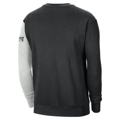 Phoenix Suns Courtside Versus Force & Flight Pullover Sweatshirt Black/Heather Gray - NBA