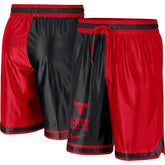 Chicago Bulls Courtside Versus Force Split DNA Performance Shorts Red/Black - NBA