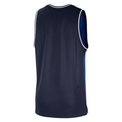 Dallas Mavericks Courtside Versus Force Split DNA Performance Mesh Tank Top Blue/Navy - NBA
