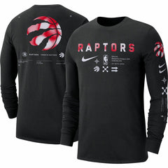 Toronto Raptors Essential Air Traffic Control Long Sleeve T-Shirt Black - NBA