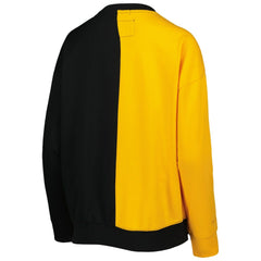 Pittsburgh Steelers Women's Big Face Pullover Sweatshirt Black/Gold | Mitchell & Ness