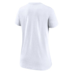 Washington Commanders Women's Hometown Collection Tri-Blend V-Neck T-Shirt White | Nike for Sale