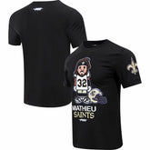 Tyrann Mathieu New Orleans Saints Pro Standard Player Avatar Graphic T-Shirt Black | NFL