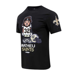 Tyrann Mathieu New Orleans Saints Pro Standard Player Avatar Graphic T-Shirt Black | NFL