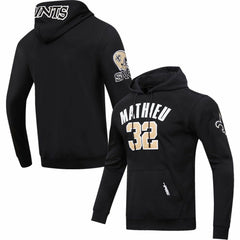 Tyrann Mathieu New Orleans Saints Pro Standard Player Name & Number Pullover Hoodie Black | NFL