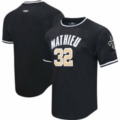 Tyrann Mathieu New Orleans Saints Pro Standard Mesh Player Name & Number Top Black | NFL