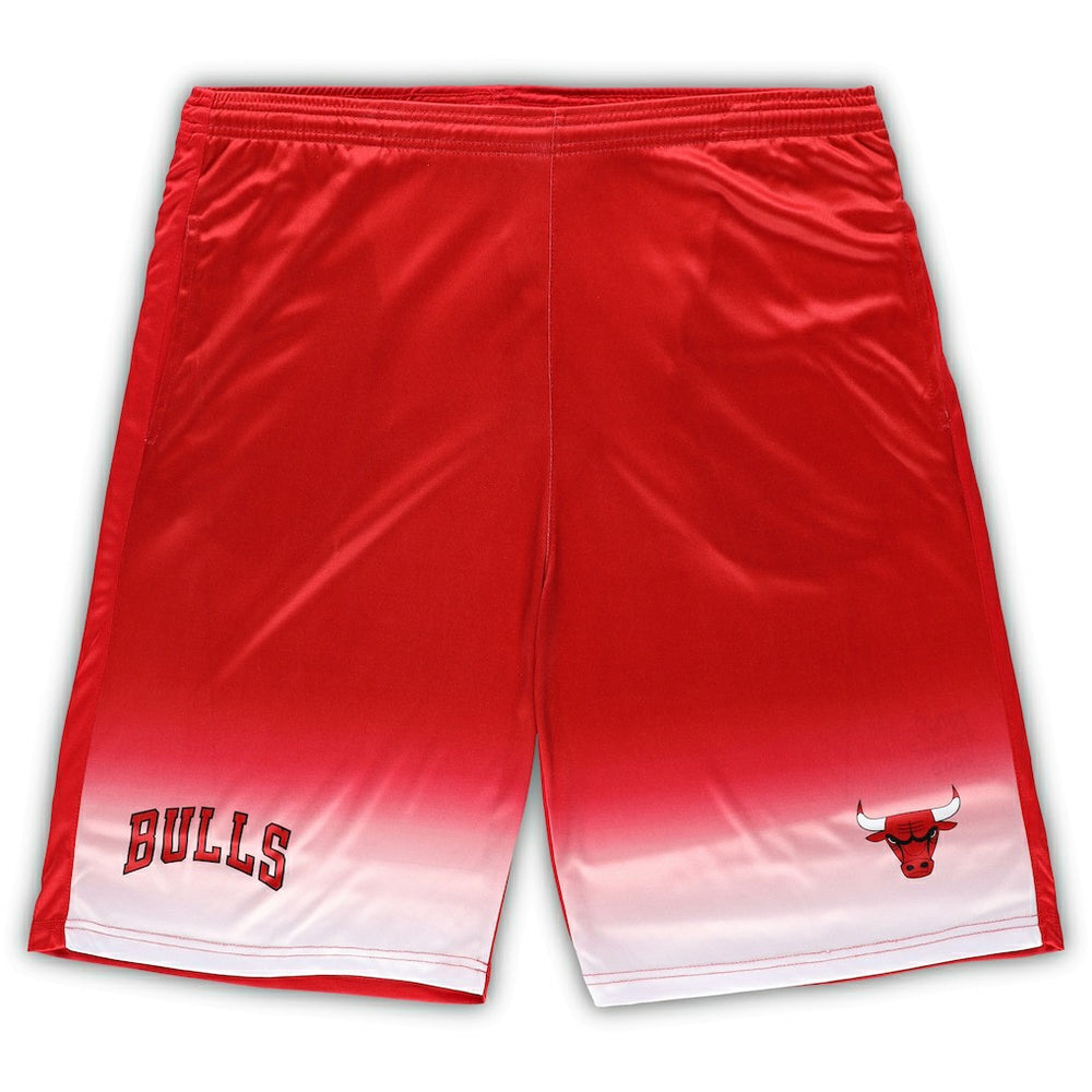 Chicago Bulls Big & Tall Fadeaway Shorts Red - NBA